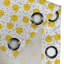 Rideau à œillets à 2 panneaux Latitude Run® jaune et blanc avec œillets, 50 po x 96 po, noir souci-1789595253