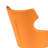 Rotatable solid wood lounge chair