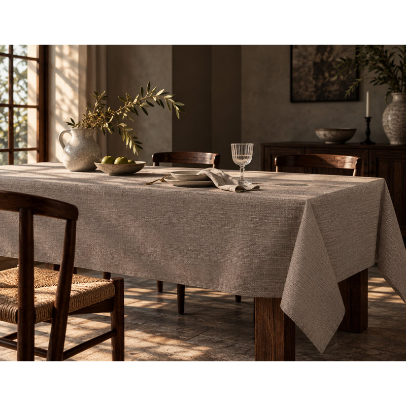 Nappe Joselyn, L 118 po x l 57 po, Brun riz