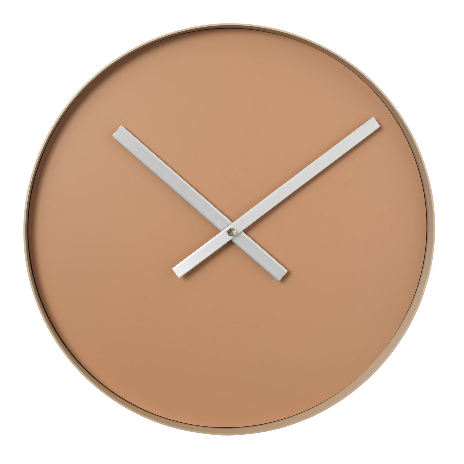 Rim Wall Clock, Large, Indian Tan