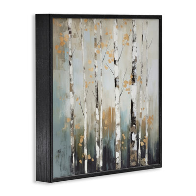 Autumn Birch Impressions Framed Giclee Art by Irena Orlov