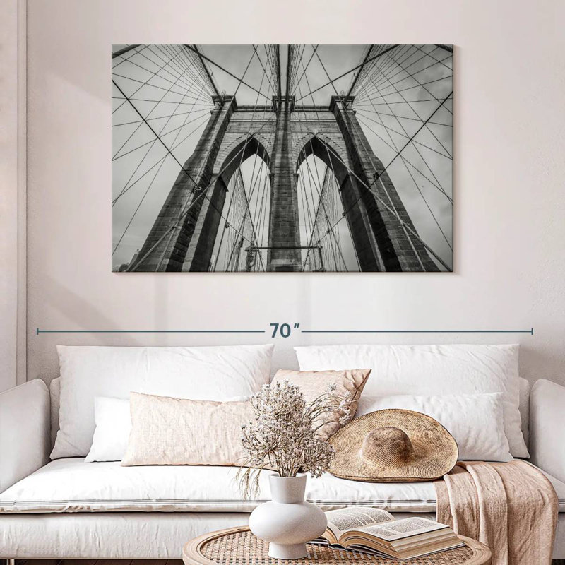 BW Brooklyn Bridge, New York, H 32 po x l 48 po