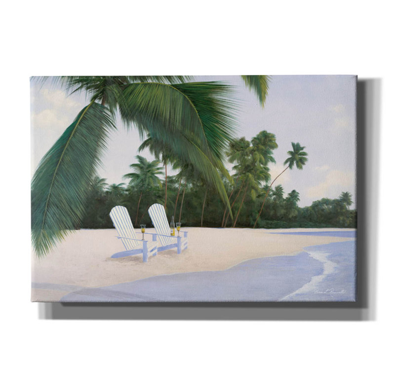 «Island Hideaway» par Diane Romanello, H 18 po x l 26 po x P 0,75 po