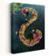 Lotus Harvest Spiral Colorful Serene Traditional Lily Lotus Flower Nature Wall Art Print 1 Piece Wrapped Canvas Wall Art-933706962