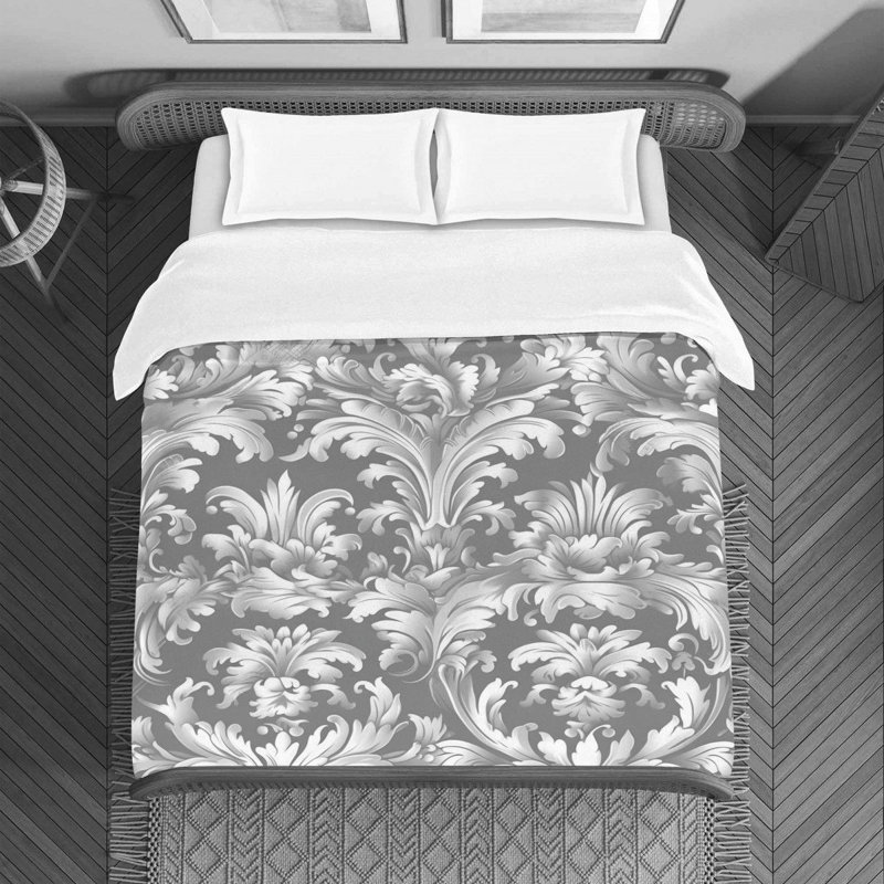  Luxury Acanthus Duvet Cover, King Duvet Cover