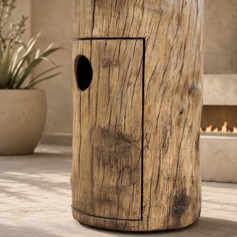 Chauffage de terrasse de 48 000 BTU avec conception de table ronde et brûleur