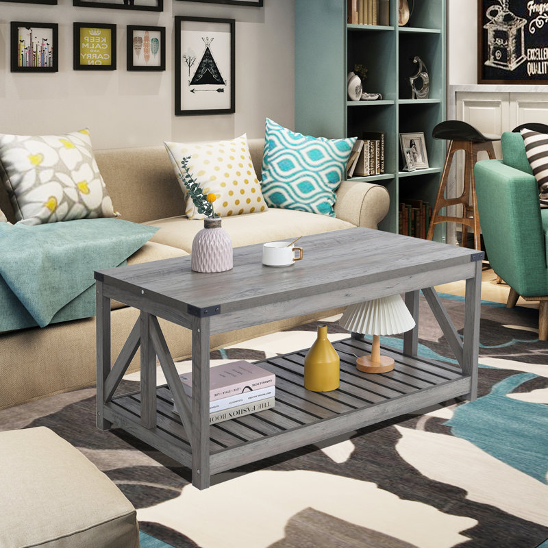 Shouta Coffee Table, Washed Oak, Washed Oak
