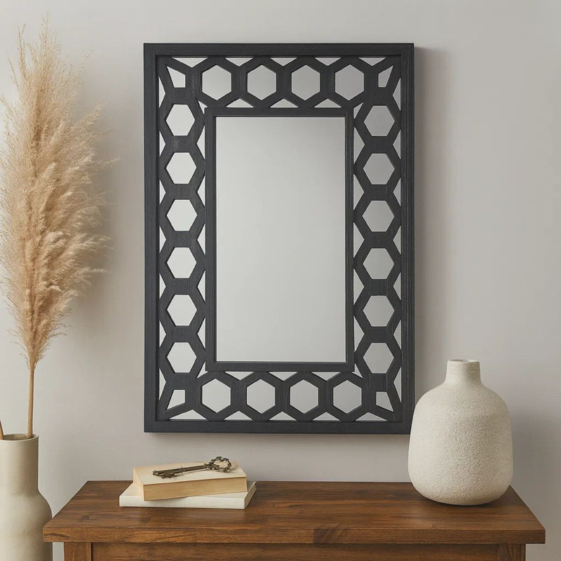 Vibbert Wood Wall Mirror