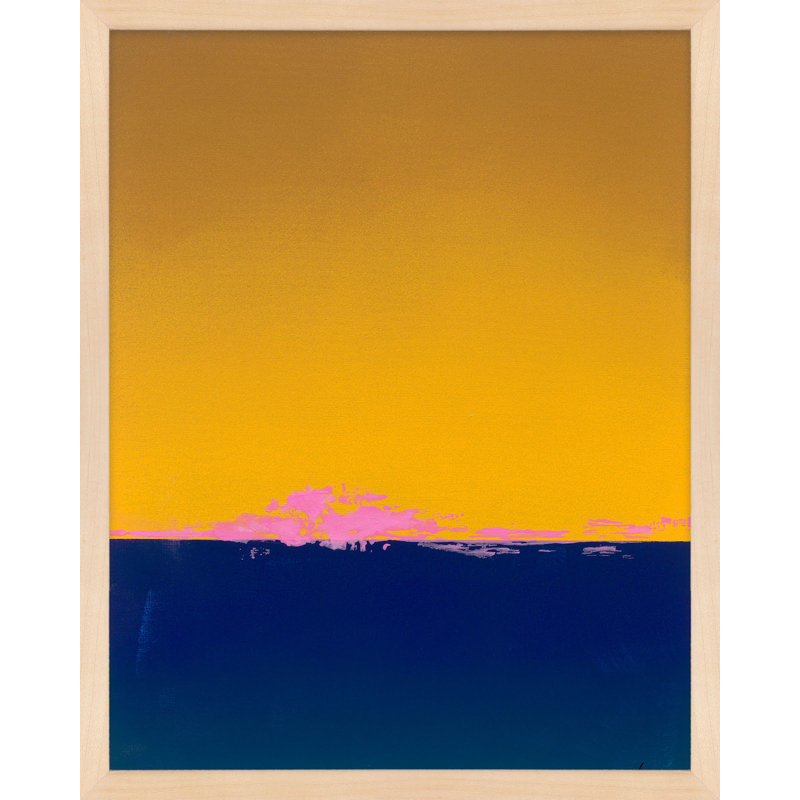 Horizon 1 Print by Lee Lessem, 20" H x 16" W x 1.25" D, Beige