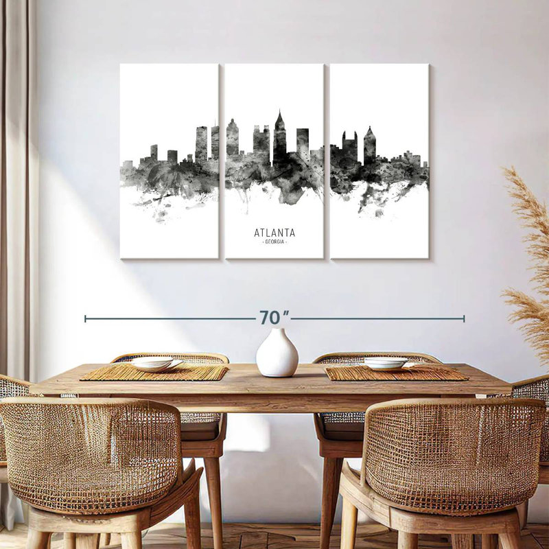 Atlanta, Géorgie, horizon III, H 36 po x l 57 po