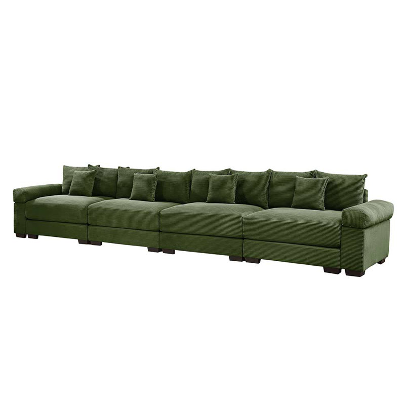 Oversized Cloud Modular Sofa Couch, Green
