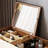 Makeup Vanity Set, Powerful Storage,Very easy to assemble,White waxwood frame