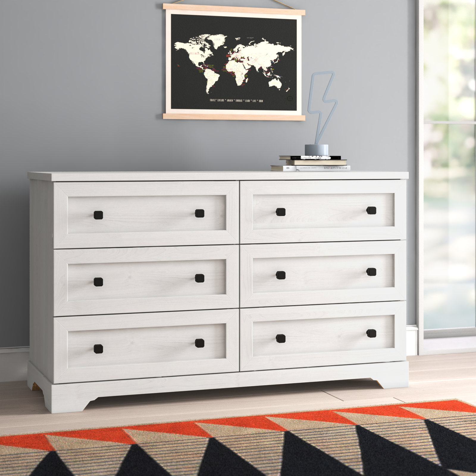 Lark Manor Amaani 6 Drawer Dresser & Reviews - Wayfair Canada