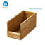 iDesign Acacia Wood Open-Front Pantry Bin - Kitchen Organization and Storage for Snacks and Produce