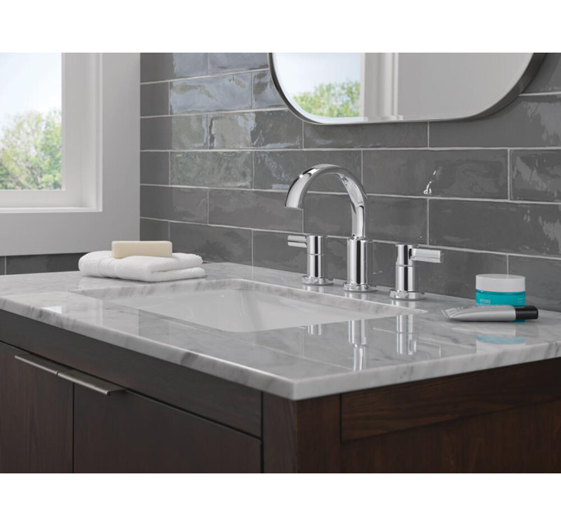 Robinet pour salle de bain Albion, Chrome chrome