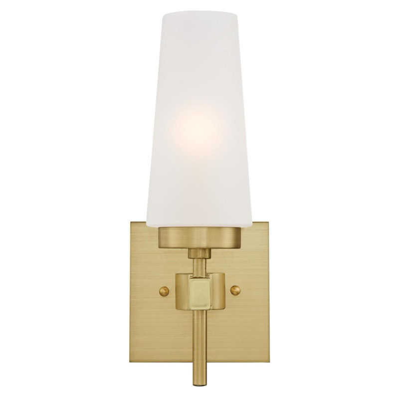 Conkling Dimmable Bath Sconce, Champagne Brass