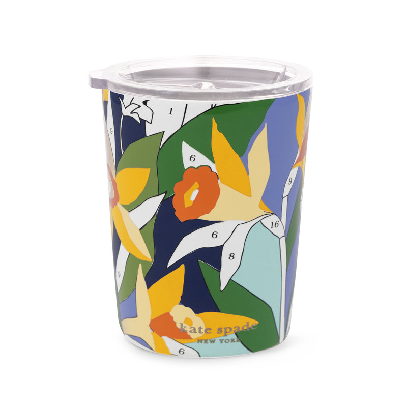 12 oz Petit verre en acier inoxydable, peinture par numéros