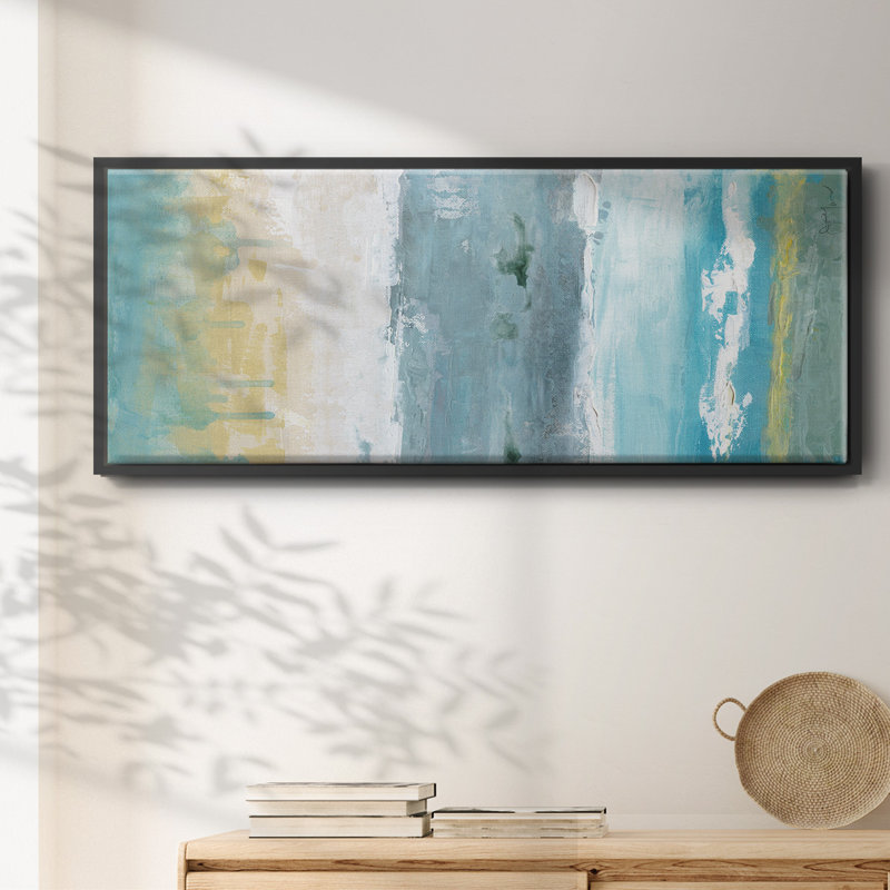 Beach Walk II- Framed Canvas