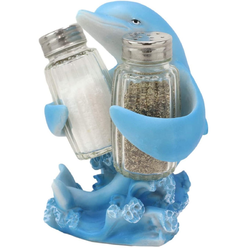 Ensemble salière et poivrière Chalyce Ocean Marina Dolphin
