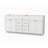 72'' Double Bathroom Vanity Base Only in White-111753621