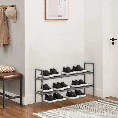 Shoe Rack Extra Large Shoe Storage Rack Shoe Storage Rack Sturdy Shoe Rack For Wardrobes Garages And Hallways Stackable Shoe Rack For Entrance