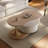 Shaped rotating simple creative coffee table