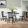 Chaise d'appoint en bois massif Chesley