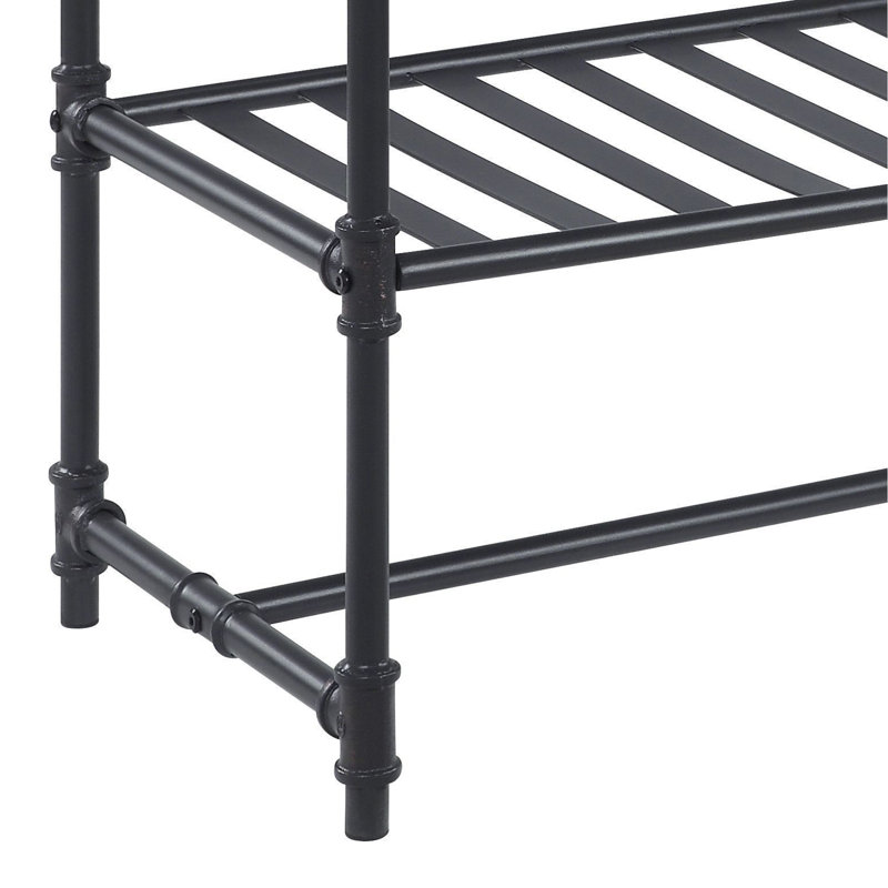 Oak & Black Finish Sofa Table