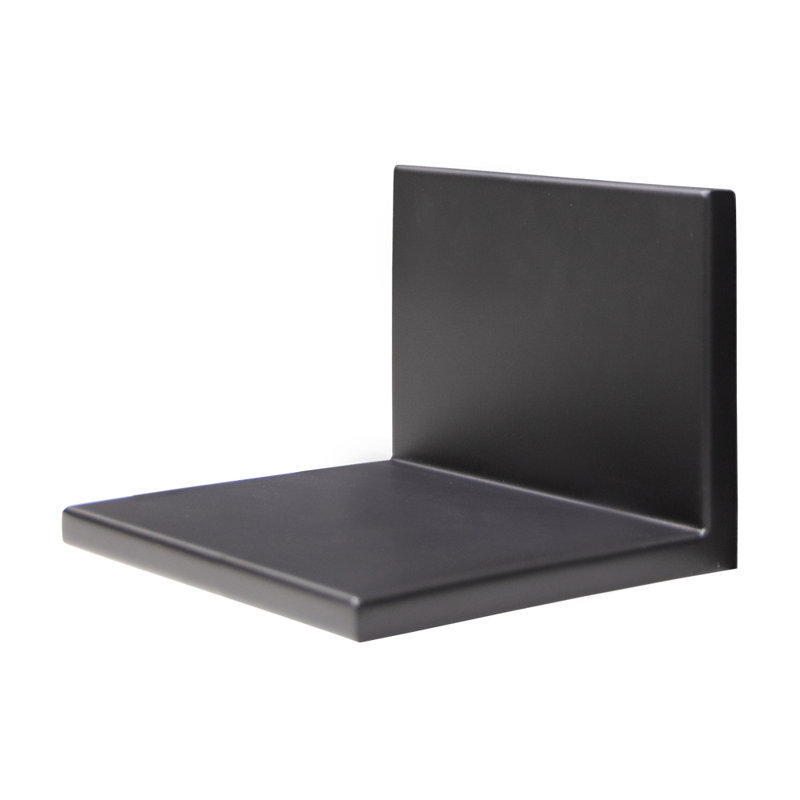 Waterblade Metal Floating Shelf, Matte Black, 5.13" H x 6.88" W x 6.25" D