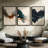 Framed Canvas Wall Art - Vintage Abstract Wall Prints for Bedroom - 3 panels-1462389216-1462389222