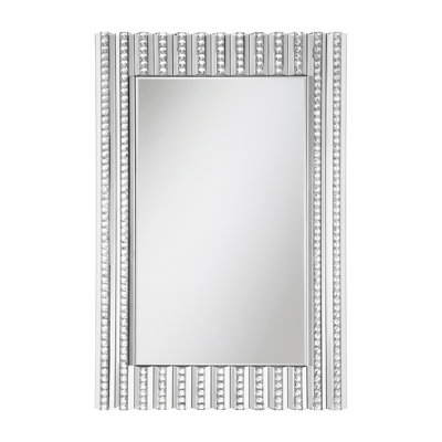  Crystal Wall Mirror Silver