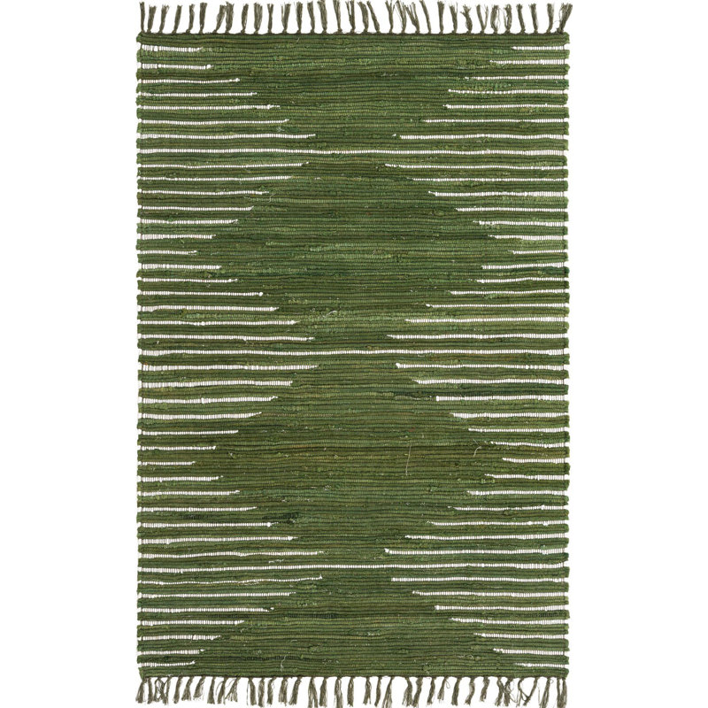Gwin Cotton Indoor Rug, Rectangle 4' x 6'