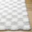 Tapis en polypropylène tissé à la machine Gorney gris clair / crème-1313288585