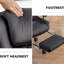 Chaise de bureau ergonomique Mid-Century à hauteur réglable et pivotante avec tissu respirant pour le bureau personnel-452210702