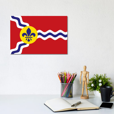 St. Louis Flag by Benton Park Prints - Wrapped Canvas Gallery-Wrapped Canvas Giclée