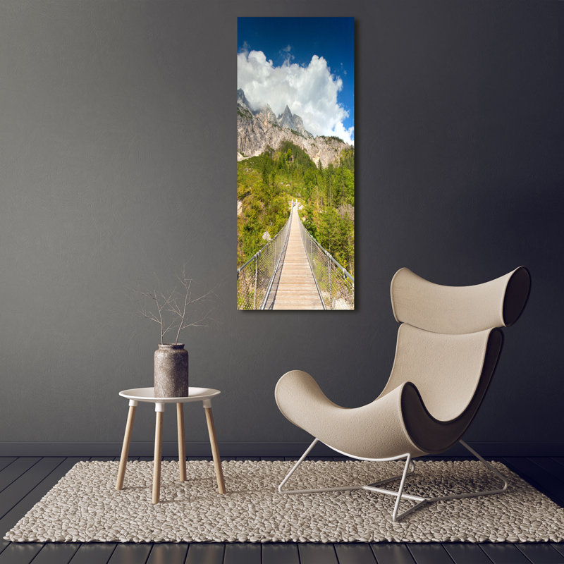 Suspension Bridge - Wrapped Canvas Print