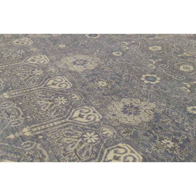 Handmade Wool Floral Area Rug
