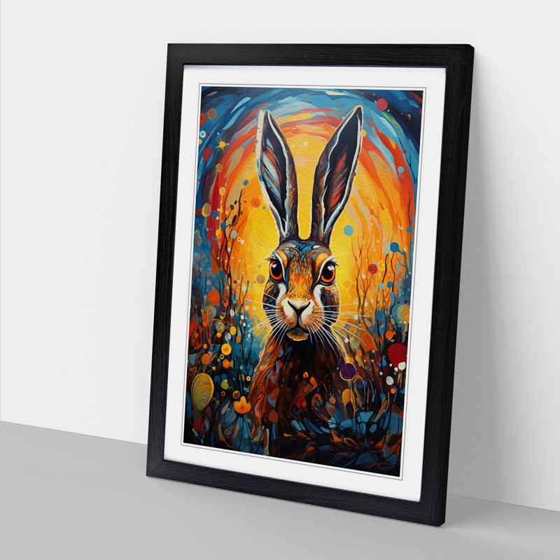 Hare Expressionism No.3 - Framed Print