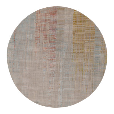 Modern Hand Knotted Abstract Area Rug