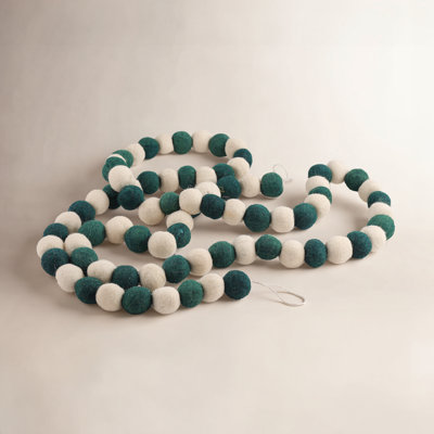 The Holiday Aisle® Lavrenti Wool Felt Garland
