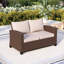 Salem Stylish Wicker Outdoor Patio Loveseat-86710792