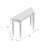 Fanning 40'' Glass Top Console Table-19307261