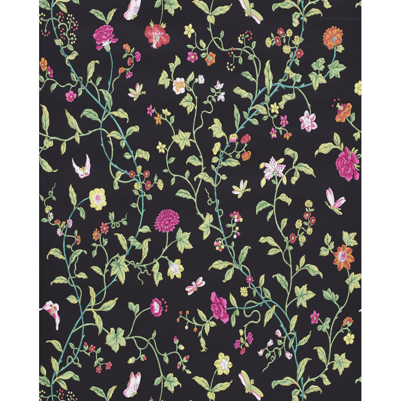 Papier peint Floraison, Multicolore jet