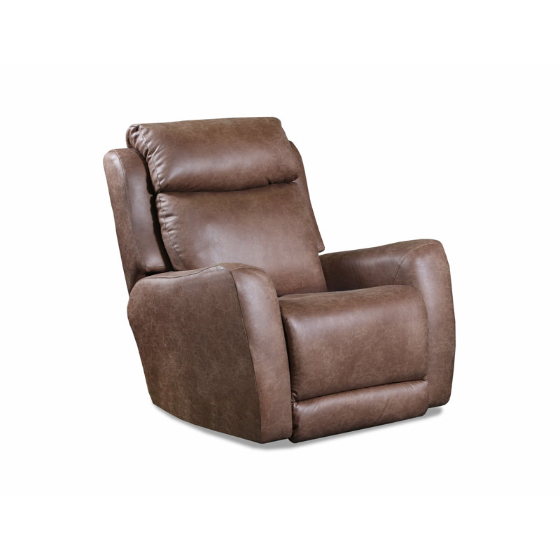 View Point Swivel Rocker Recliner, Manual/Swivel, Camel Polyester Blend