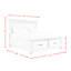 Ensemble de chambre avec lit plateforme 3 pièces Amarilis-67052711