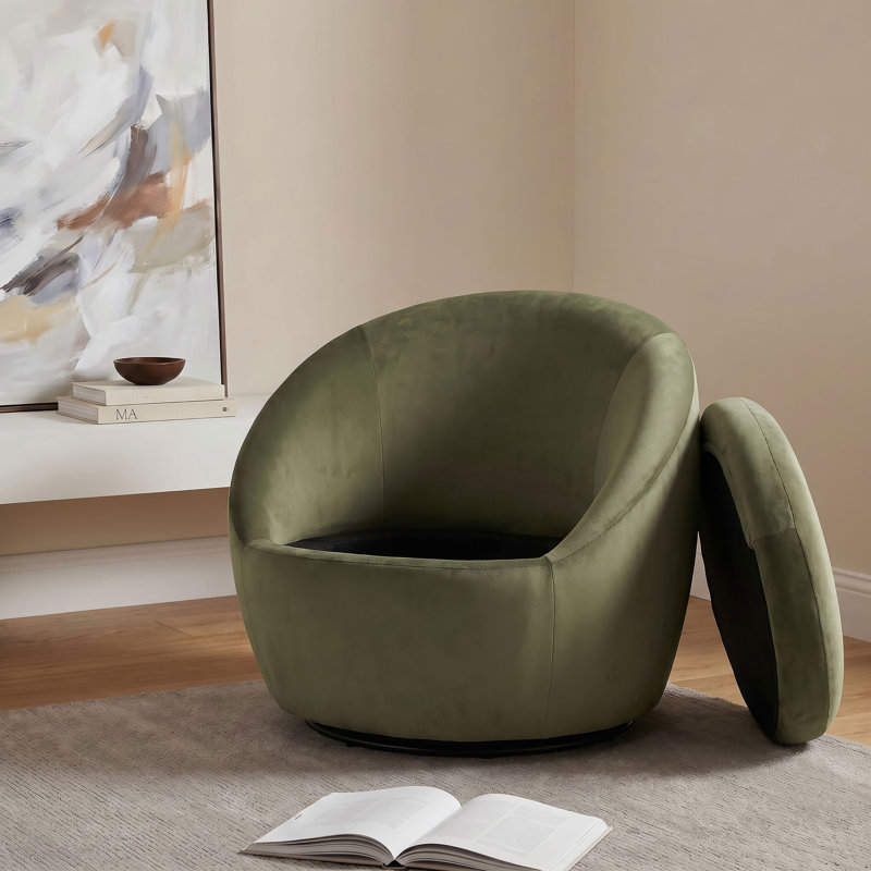 Fauteuil d'appoint Myernick, Olive