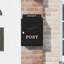 Cast Aluminum Wall Mounted Post Box-125152619