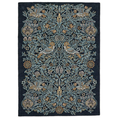 Wool Floral Area Rug
