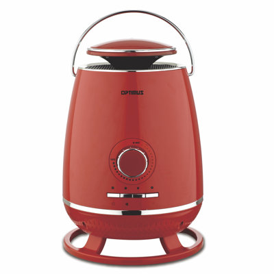 Chaufferette portative 360 en céramique avec thermostat, noire