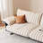 Mid-century Style Detachable Striped Sofa